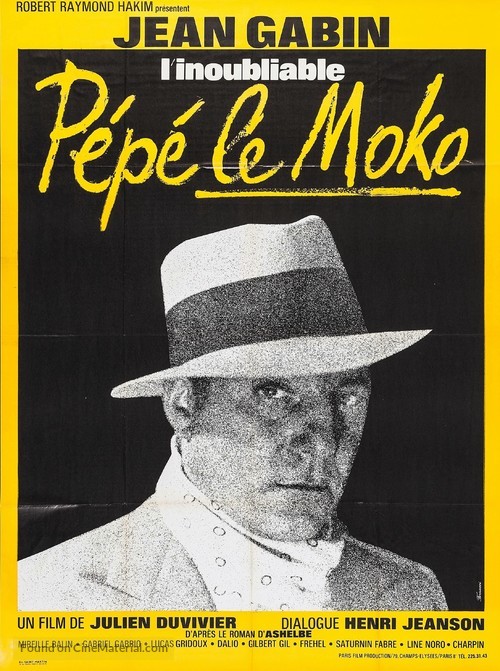 P&eacute;p&eacute; le Moko - French Re-release movie poster