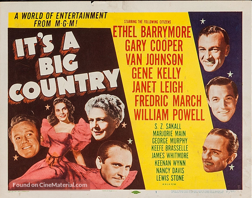 It&#039;s a Big Country - Movie Poster