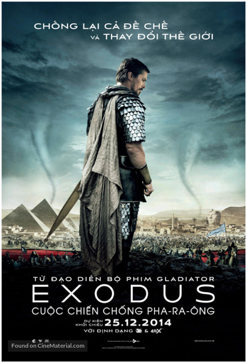 Exodus: Gods and Kings - Vietnamese Movie Poster