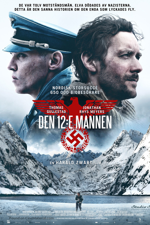 Den 12. mann - Swedish Movie Poster