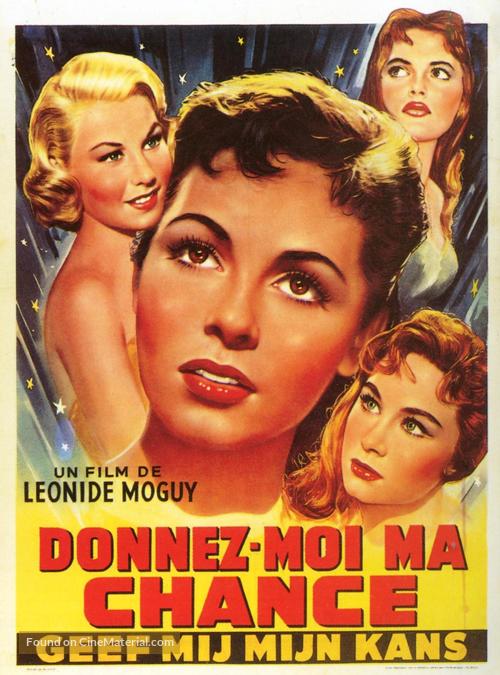 Donnez-moi ma chance - Belgian Movie Poster