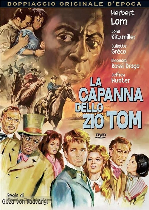 Onkel Toms H&uuml;tte - Italian DVD movie cover