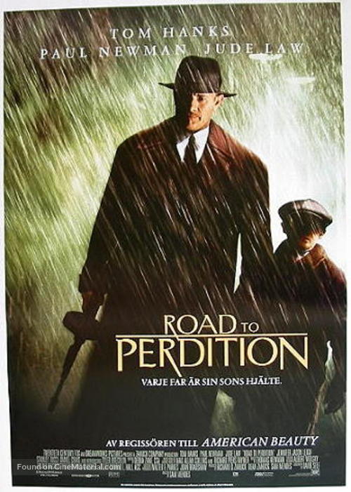 Road to Perdition - Swedish Movie Poster