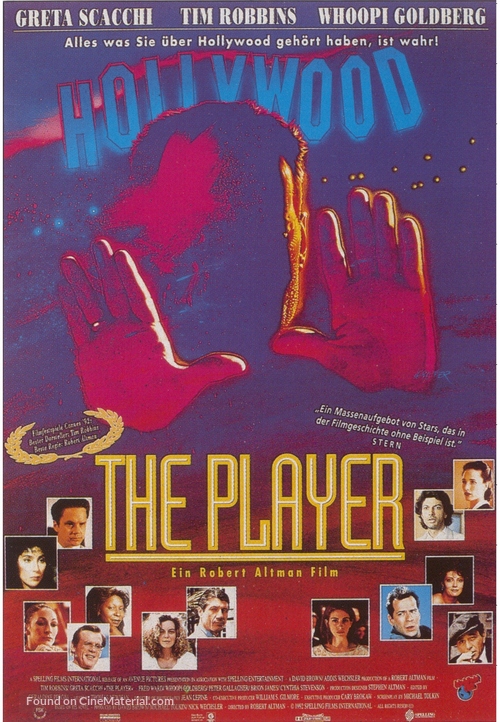 The Player - German Movie Poster