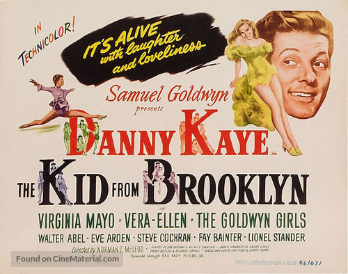 The Kid from Brooklyn - Movie Poster