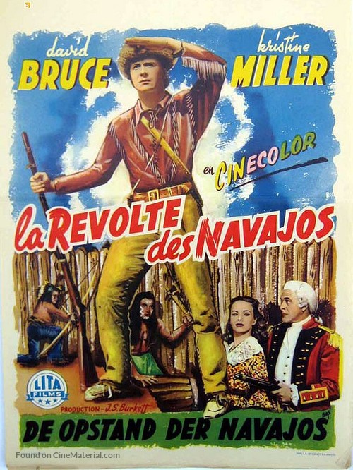 Young Daniel Boone - Belgian Movie Poster