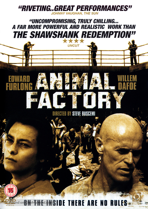 Animal Factory - British DVD movie cover