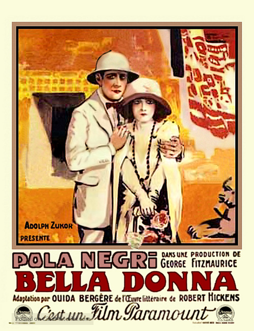 Bella Donna - Belgian Movie Poster