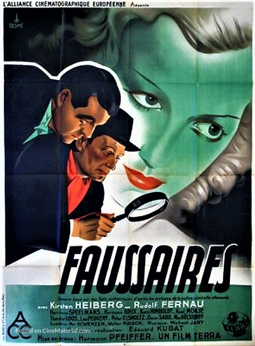 Falschm&uuml;nzer - French Movie Poster