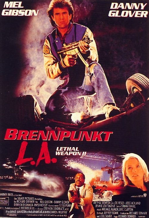 Lethal Weapon 2 - German Movie Poster