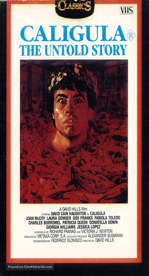 Caligola: La storia mai raccontata - Australian VHS movie cover