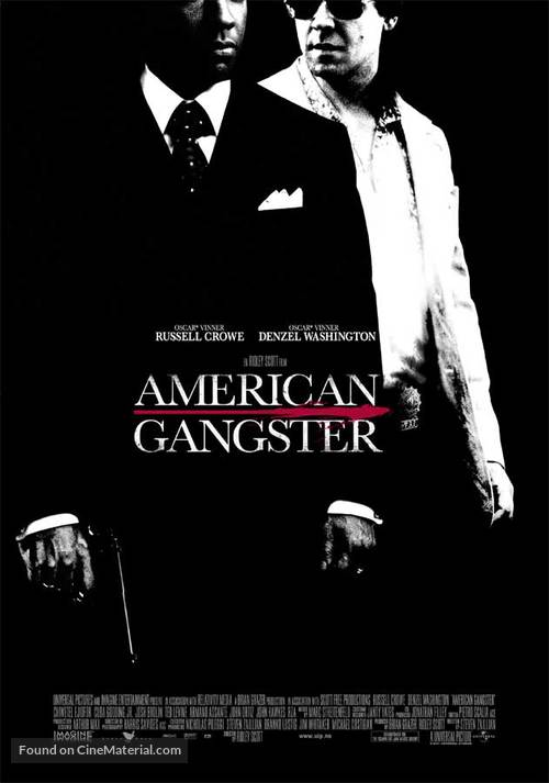 American Gangster - Norwegian Movie Poster