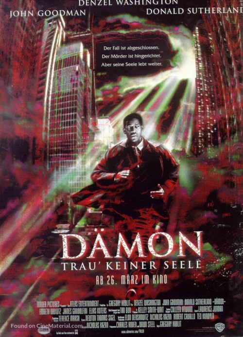 Fallen - German Movie Poster