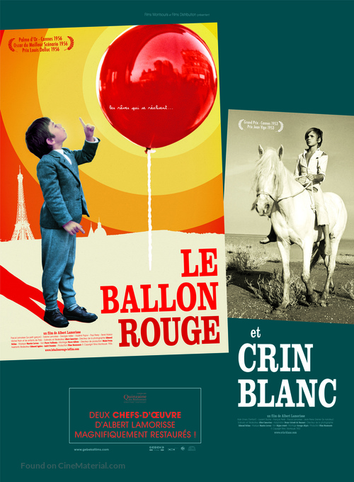 Le ballon rouge - French Combo movie poster