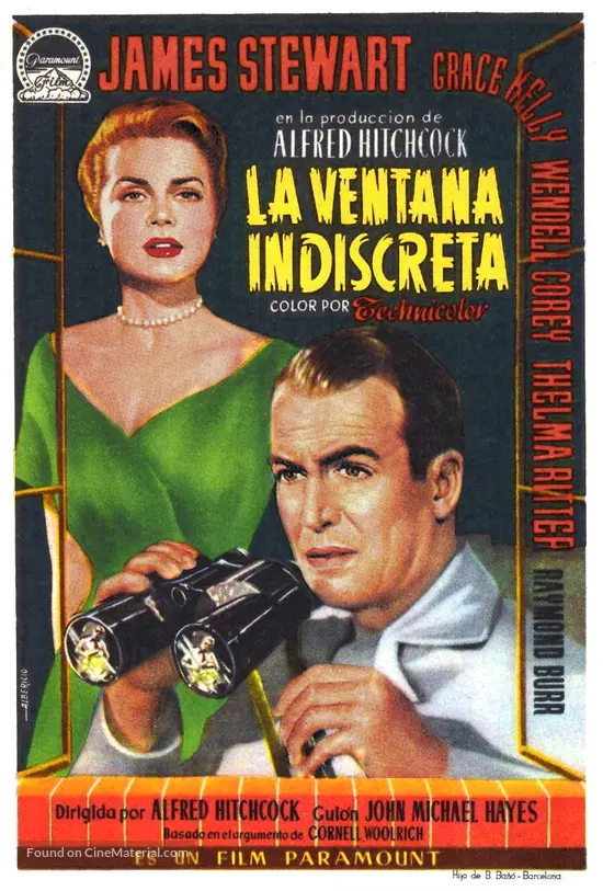 Rear Window - Spanish Movie Poster