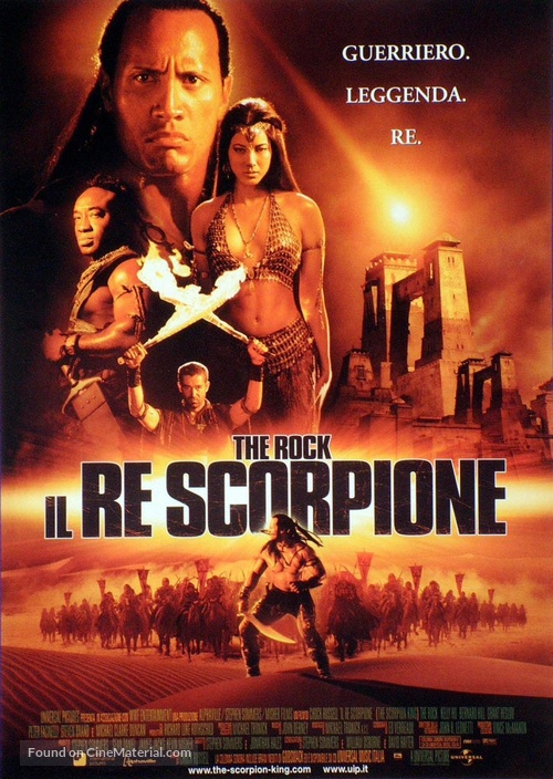 The Scorpion King - Italian Movie Poster