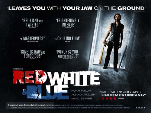 Red White &amp; Blue - British Movie Poster
