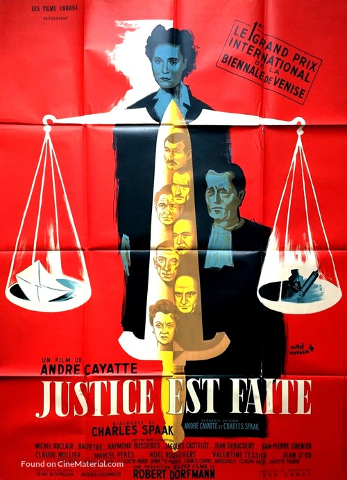 Justice est faite - French Movie Poster