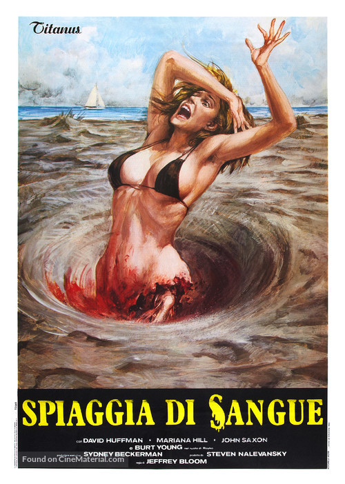 Blood Beach - Italian Movie Poster