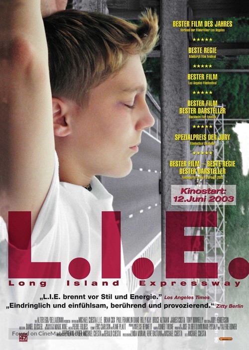 L.I.E. - German poster