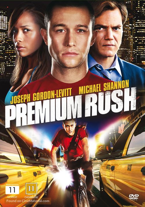 Premium Rush - Danish DVD movie cover