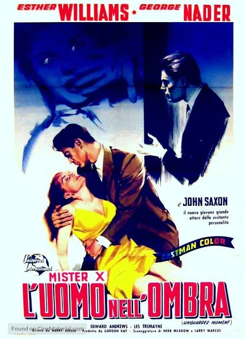 The Unguarded Moment - Italian Movie Poster