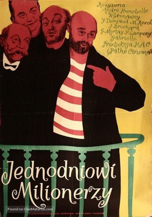Millionnaires d&#039;un jour - Polish Movie Poster