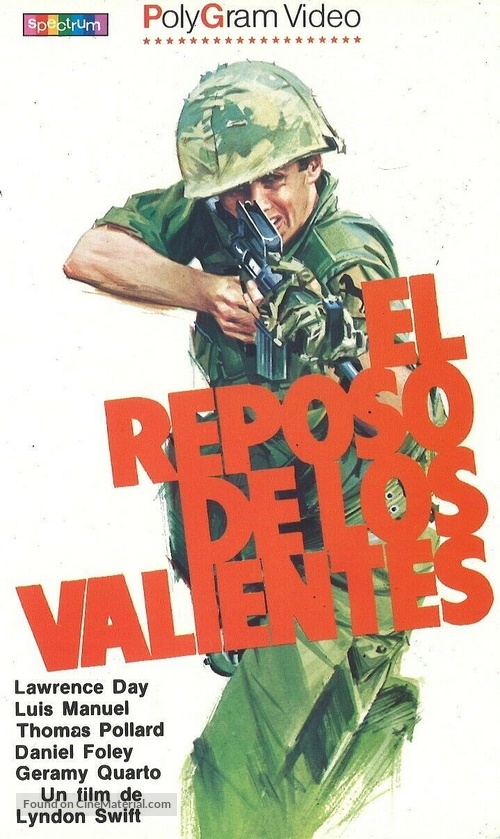 How Sleep the Brave - Spanish VHS movie cover