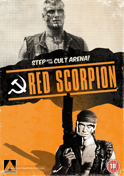 Red Scorpion - British DVD movie cover