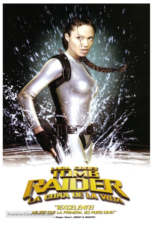 Lara Croft Tomb Raider: The Cradle of Life - Spanish DVD movie cover