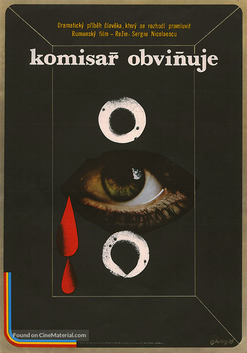 Comisar acuza, Un - Czech Movie Poster