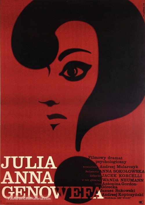 Julia, Anna, Genowefa - Polish Movie Poster