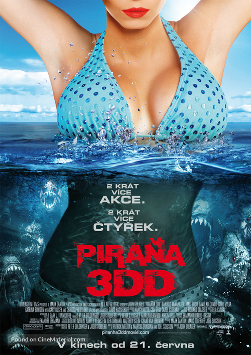 Piranha 3DD - Czech Movie Poster