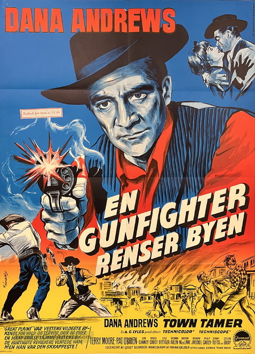 Town Tamer - Danish Movie Poster