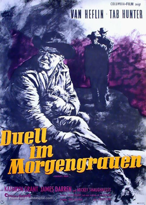 Gunman&#039;s Walk - German Movie Poster