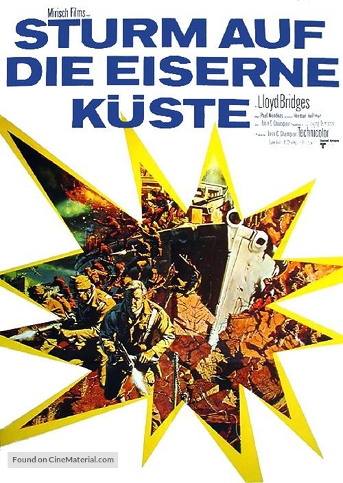 Attack on the Iron Coast - German Movie Poster