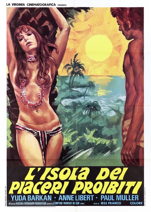 Robinson und seine wilden Sklavinnen - Italian Movie Poster