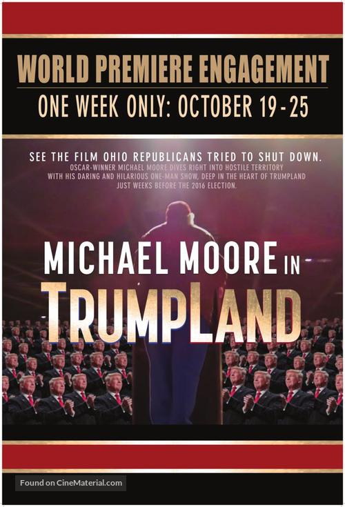 Michael Moore in TrumpLand - Movie Poster