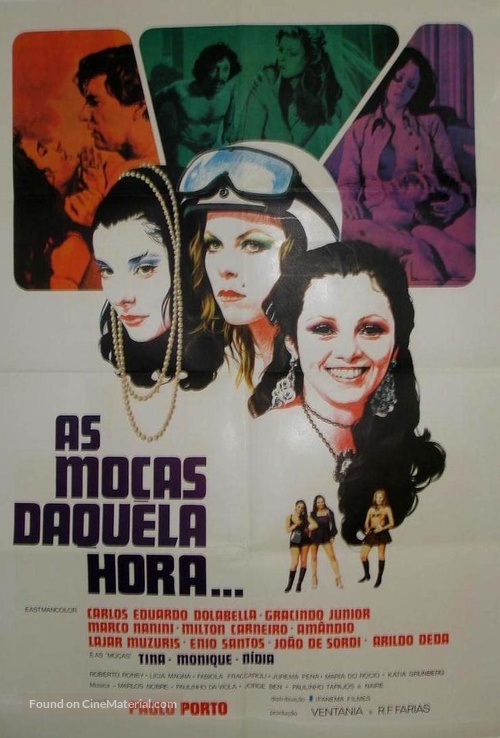 As Mo&ccedil;as Daquela Hora - Brazilian Movie Poster