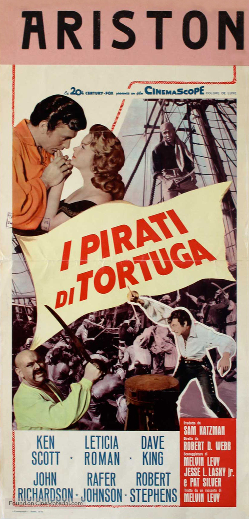 Pirates of Tortuga - Italian Movie Poster