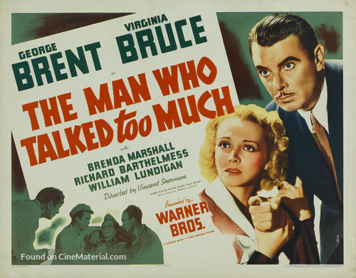 The Man Who Talked Too Much - Movie Poster