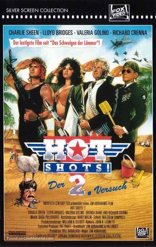 Hot Shots! Part Deux - German VHS movie cover