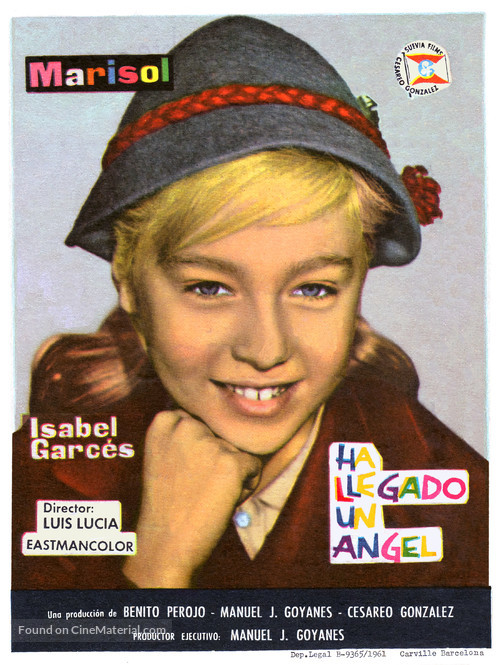 Ha llegado un &aacute;ngel - Spanish Movie Poster