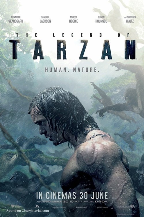 The Legend of Tarzan - Malaysian Movie Poster