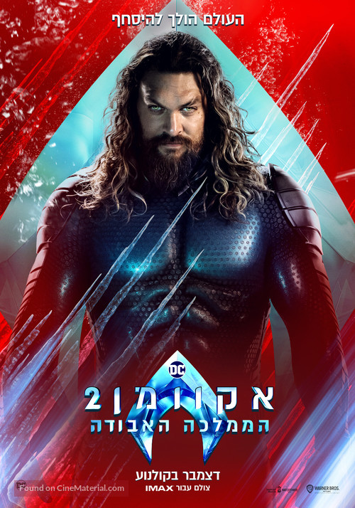 Aquaman and the Lost Kingdom - Israeli Movie Poster
