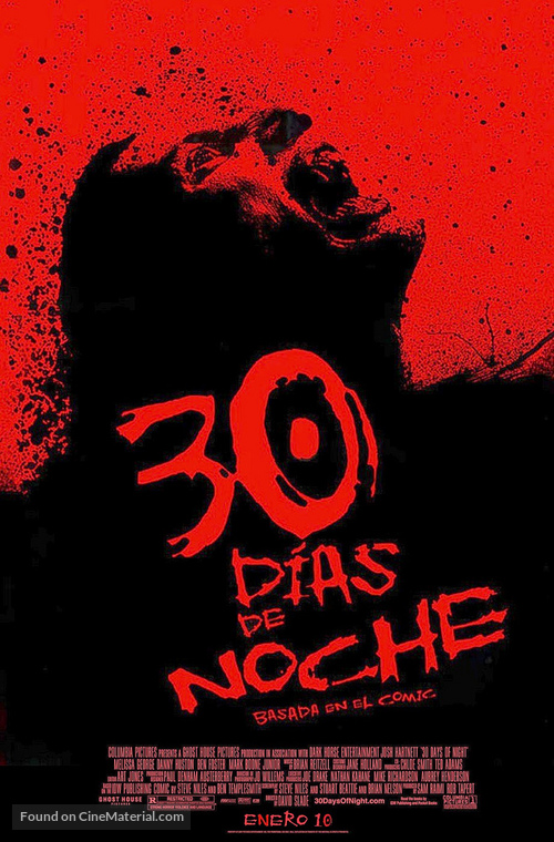 30 Days of Night - Venezuelan Movie Poster