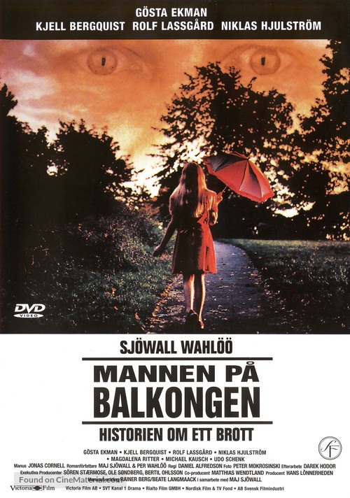 Mannen p&aring; balkongen - Swedish DVD movie cover