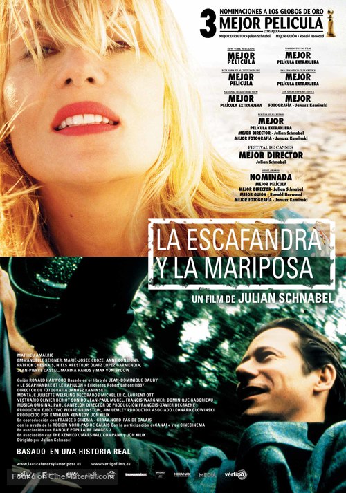 Le scaphandre et le papillon - Spanish poster