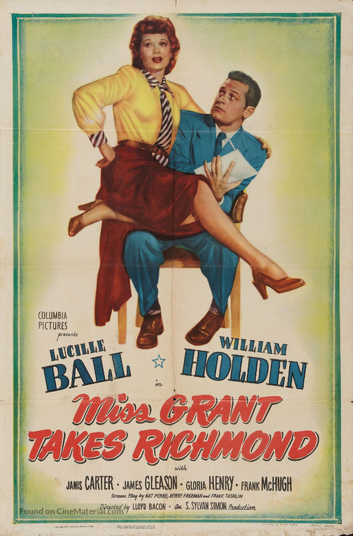 Miss Grant Takes Richmond - Movie Poster