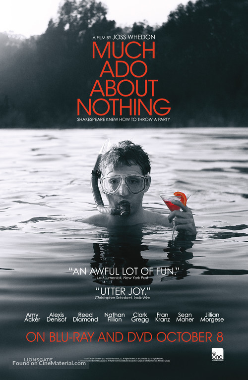 Much Ado About Nothing - Canadian Movie Poster